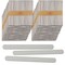 CraftySticks Colored Wood Craft Sticks 4.5 Inch, Red Orange Yellow Green Blue Purple White Black Pink Brown Popsicle Sticks